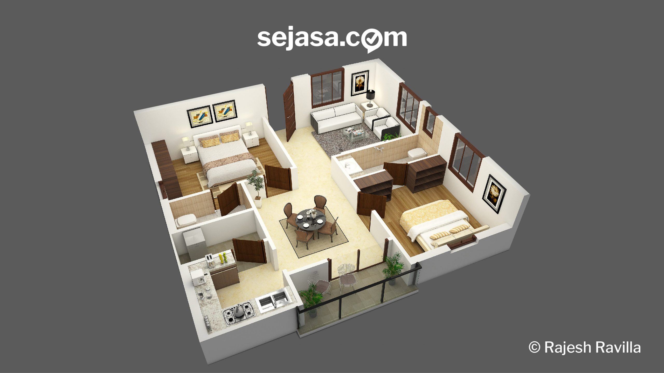 Desain Rumah Tipe 36